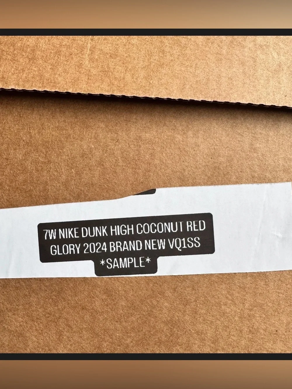 *SAMPLE* Nike Dunk High Coconut Milk Light Crimson, Size 7W